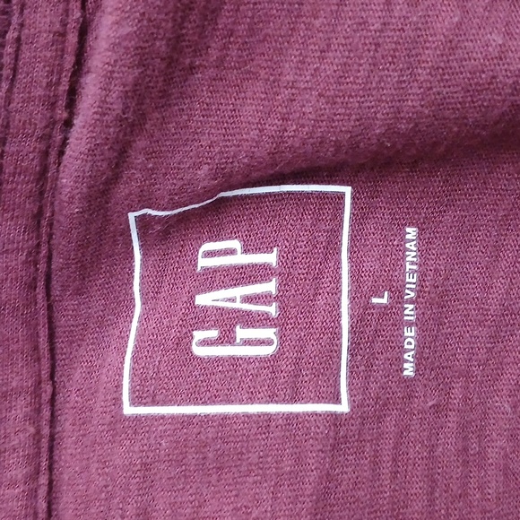 Gap Henley Long Sleeve Henley Shirt Size L - Picture 4 of 5